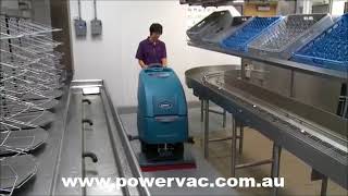 Tennant T500e Scrubber from PowerVac [upl. by Shimberg]