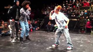 Juste Debout Japon LES TWINS 8ème 2011111 tokyo Hip Hop [upl. by Eecats]