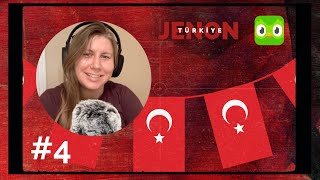 📝 Turkish Duolingo RunThrough 🇹🇷 Learning Turkish from English 🌍 JenonTurkiye yabancı türkçe 4 [upl. by Aihsaei]