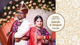 My Wedding Short Film  Adarsh Barnwal amp Sangam  Indian Shaadi  Masti  Dance  Jalsa 😍 [upl. by Anihta]