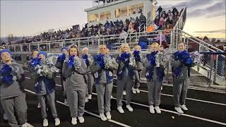 Edon Cheer amp Student Section November 1st Playoffs [upl. by Knepper]