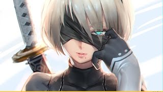 NieR Automata  дошёл до места где можно сохраняться это космическая база [upl. by Assenej467]