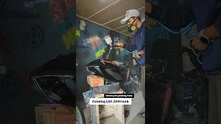 Motorcycle painting pune shorts youtubeshorts viral [upl. by Reffinej427]