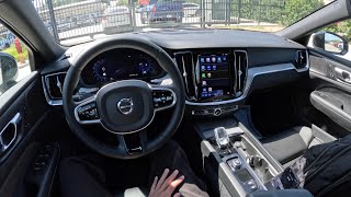 2024 Volvo S60 B5 Plus Black Edition  POV Driving Impressions [upl. by Margeaux]