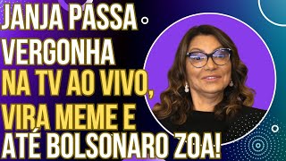 HAHAHAHA Janja passa vergonha ao vivo na TV vira meme e até Bolsonaro tira o sarro [upl. by Fisoi]