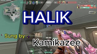 HALIK by Kamikazee  KARAOKE x Valorant [upl. by Romelle]