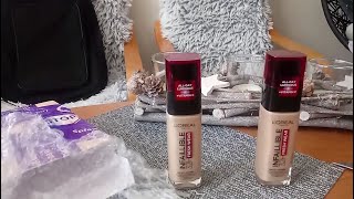 Incredible Loreal Paris Infaillible 32hr Fresh Wear Foundation [upl. by Latham]