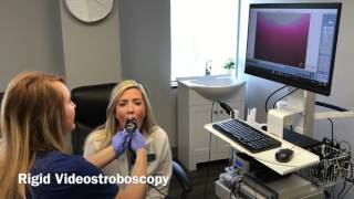 Rigid Videostroboscopy Procedure [upl. by Sevein]