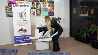 Fuji Xerox SC2020 How to Load Paper help from Mitronics [upl. by Felicio181]