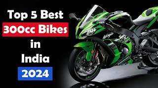 Top 5 Best 300cc Bikes in India 2024  300cc Bikes  300ccbikes [upl. by Oelak]