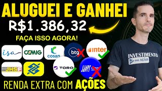 RISCO ZERO COMO GANHAR DINHEIRO ALUGANDO AÇÕES  RENDA MENSAL COM AÇÕES  CORRETORAS TAXAS AÇÕES [upl. by Ferri162]