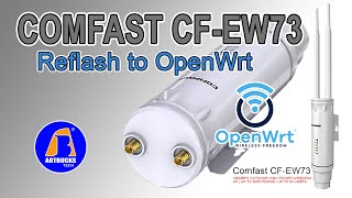 COMFAST CFEW73  Reflash to OpenWrt  Pisowifi Access Point  Tagalog [upl. by Ledarf]