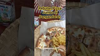 Heboh Rebutan Pizza Jumbo di Pangandaran shorts [upl. by Kcirrag]