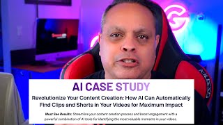 Grooveai Case Study 4 How to Use AI to find shorts and clips in your videos [upl. by Ahsile]