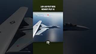 PILOT JET TEMPUR SU 27 RUSIA KEMBALI MENCEGAT PESAWAT AMERIKA jettempur pesawattempur alutsista [upl. by Onivag760]