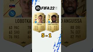 LOBOTKA VS ZAMBO ANGUISSA FIFA COMPARISON 🔥😱 fifa23 [upl. by Vidda]