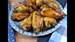 Cómo hacer alitas de pollo al ajillo al horno receta Rápida [upl. by Neville]