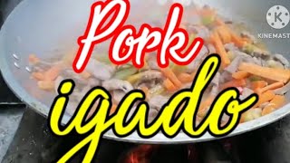 Cooking Pork Igado  Ilocano recipe [upl. by Stoughton]