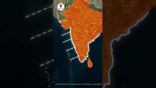 Why Is Sri Lanka Shown on Indian Maps shorts viralshorts education [upl. by Aisauqal]