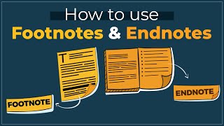 What is Footnote and Endnote  Learn how to use Footnotes amp Endnotes in 2 MINUTES [upl. by Acinaj]