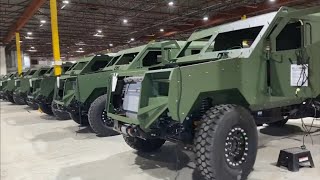 Roshel is increasing production of the new Senator MRAP armored vehicle [upl. by Llennej]