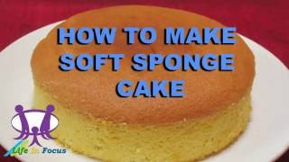 How To Make Soft Sponge Cake I Sponge Cake Recipes [upl. by Steddman142]