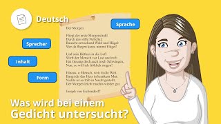 Gedichte untersuchen Ein Überblick worauf du achten musst – Deutsch  Duden Learnattack [upl. by Walston]