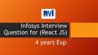 Infosys interview Questions  React JS  3  4 years Experienced [upl. by Ahsenid112]