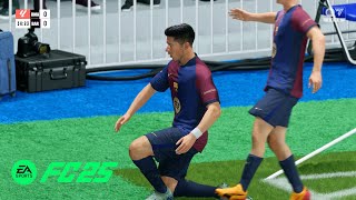 EA Sports FC 25  Robert Lewandowski GOAL  Celebration PS5 [upl. by Irrehc]