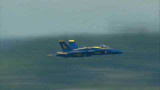 2011 Seafair  Blue Angels No5 Sneak Pass [upl. by Retluoc]