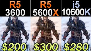 Ryzen 5 3600 Vs Ryzen 5 5600X Vs i510600K  RTX 3080 and RTX 2060 Super  1080p Gaming Benchmarks [upl. by Esinad120]