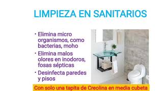 Cómo usar la Creolina en tu casa [upl. by Hussein]