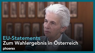 Wahl in Österreich Statements der EU zum Wahlergebnis  Teil 1 [upl. by Sierra413]