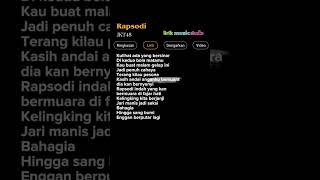 Lirik Lagu RapsodiJkt48 [upl. by Anuayek412]