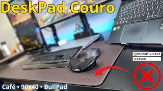 Deskpad em couro sintético  se você quer para jogar NÃO COMPRE [upl. by Wernick]