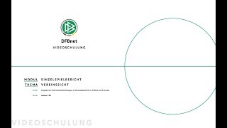 Freigabe der Mannschaftsaufstellungen durch Vereine  DFBnet Videoschulung [upl. by Aisenat]