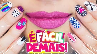 10 UNHAS DECORADAS FÁCEIS PARA INICIANTES 5 [upl. by Vaughn]