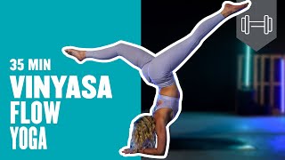 35Minute Vinyasa Flow Yoga  Myprotein [upl. by Lleumas682]