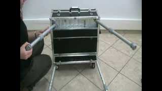 Valise maquillage trolley professionnelle Croco Noir Parisax [upl. by Newg402]