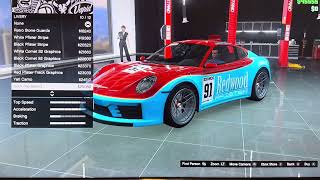 GTA Online Customization Pfister Comet S2  Porsche 911 [upl. by Calli]