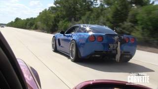 1500hp Corvette running on the street [upl. by Laenaj]