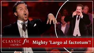 Baritenor Michael Spyres sings a blistering Rossini ‘Largo al factotum’  Classic FM Live [upl. by Asined482]