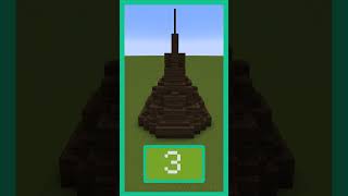 Minecraft 5 Possible Cone Roof Ideas By Cybill [upl. by Dermott482]