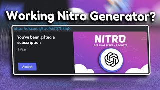 Trying and Exposing Discord Nitro Generators ft ChatGPT [upl. by Atiluap810]