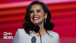 WATCH Gov Gretchen Whitmer speaks at 2024 Democratic National Convention  2024 DNC Night 4 [upl. by Novets]