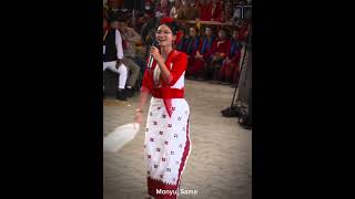 Amazing Voice  Tibetan song sang by Nyishi girl kanku kabak monyulsama song monpa shorts [upl. by Auhoj206]