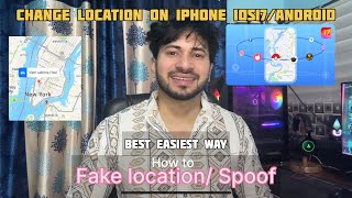 How to Change Location on iPhone iOS17AndroidBest Location Changer [upl. by Dela]