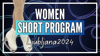 Junior Women Short Program  Ljubljana 2024  JGPFigure [upl. by Kaazi]