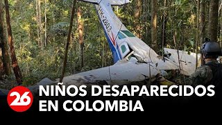 Hallan nuevos rastros de los cuatro niños desaparecidos tras accidente aéreo en Colombia [upl. by Ramirol511]