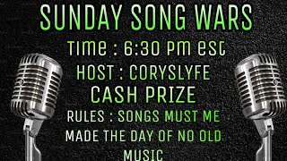 Song Wars Freestyle LIVE STREAM FTCorysLyfe [upl. by Romona]